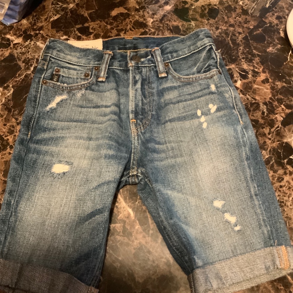 Abercrombie kids girls Jean shorts size 8 #1